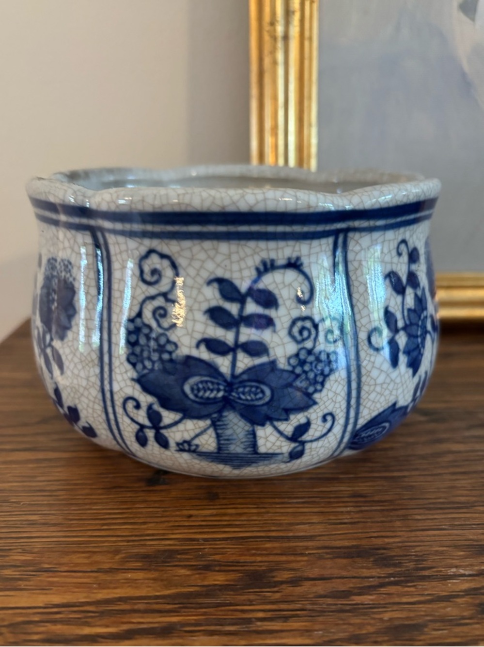 Vintage Chinoiserie Style Planter